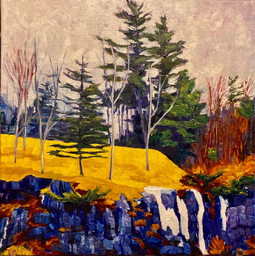 Vermont Spring Hillside - Etsy