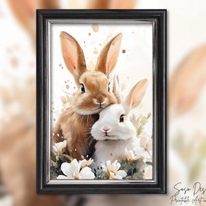 Dulzura y serenidad de Pascua en descarga digital - cuadros de Pascua - bienestar - ambiente zen - arte mural - arte natural