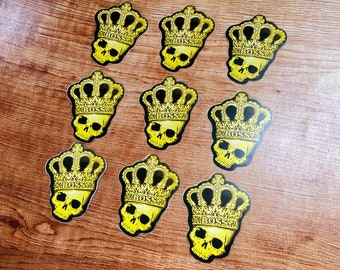x9 Pegatinas de Crown CSGO en la vida real Katowice 2014 Legends Die Cuted - Counter Strike 2 - Global Offensive calcomanía Gamers Gift