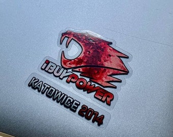 x5 iBuyPower Holo Katowice 2014 - CSGO Stickers in real life - Set Counter Strike 2