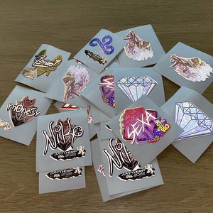 Echte reflecterende CS:GO-stickers ELK - Creëer je set