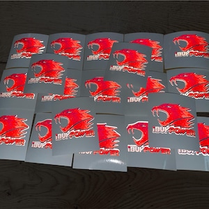 Reflecterende iBuyPower-stickers Counter Strike in Real Life Katowice 2014 - Gowing in dark