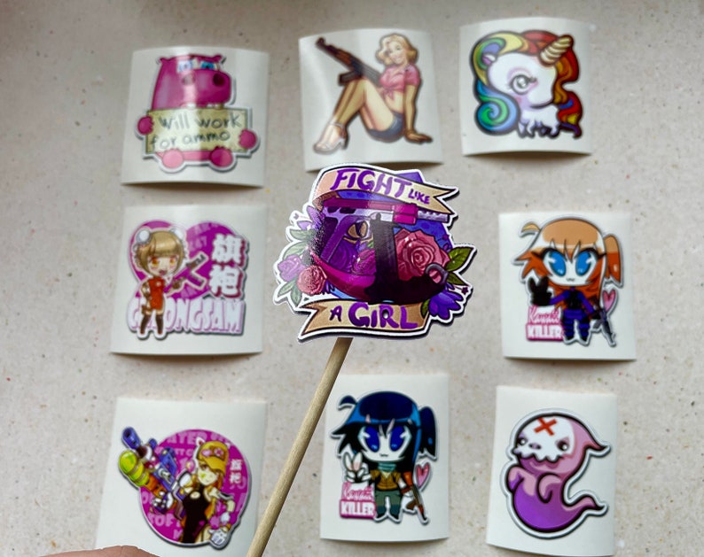 Kawaii Set - Stickers From CS GO in Real Life / Global Offensive Decal ...