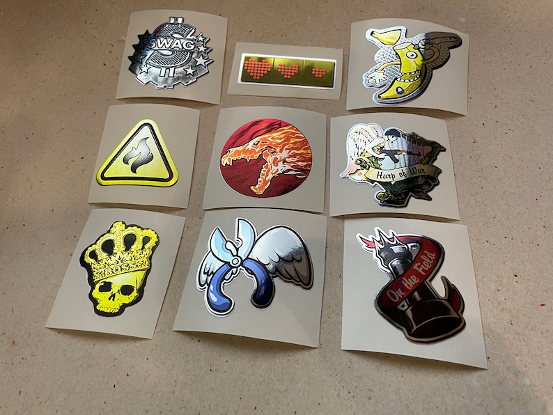 X9 Most Expensive Stickers CSGO in Real Life Set Counter Strike 2 ...