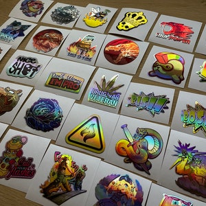 x30 CS GO-stickers in het echt Big Set Counter Strike 2 Global Offensive sticker / sticker / sticker / Gaming csgo gamer cadeau