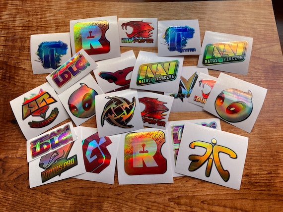 Katowice 2014 Stickers CSGO iBuyPower in real life Set - Counter Strike 2 - Global Offensive decal Gamer Gift - Reason / Titan holo ANY