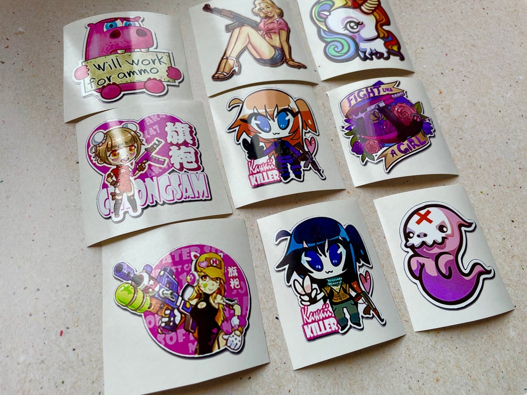 Kawaii Set - Stickers From CS GO in Real Life / Global Offensive Decal ...