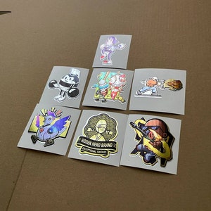 x7 Espionage Stickers from CSGO in real life - gaming gift - laptop car moto decals