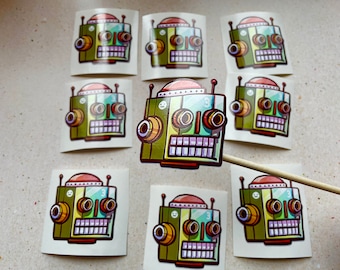 x9 Robo Set - CS GO Stickers in real life Counter Strike 2 - Global Offensive decal / Sticker / Decal / Gaming csgo Gamer Gift