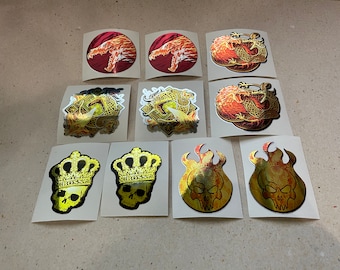 x10 Mystik Beasts Stickers CSGO in real life Set - Counter Strike 2 - Global Offensive decal Gamer Gift