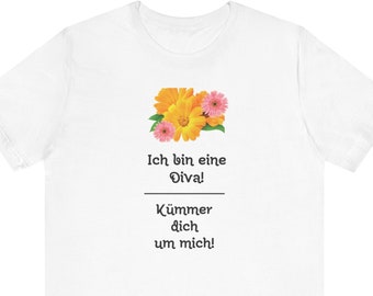 Diva - T-Shirt - Unisex - Baumwolle - Freizeitbekleidung - leger - Rundhalsausschnitt