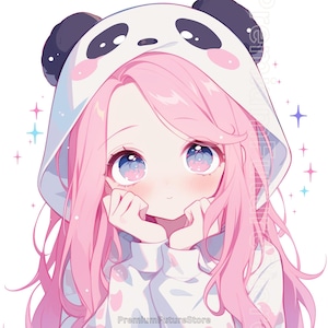 Anime Profile Picture | Kawaii Profile Icon | Custom Avatar Art | Unique Character Illustration | Fanart Gift for Anime Kawaii Lovers