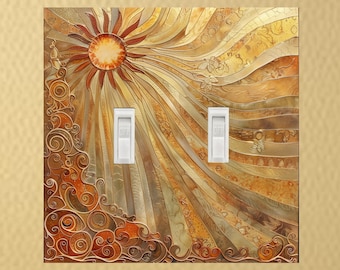 Radiant Dawn Light Switch Plate outlet cover rocker wall plate covers home decor