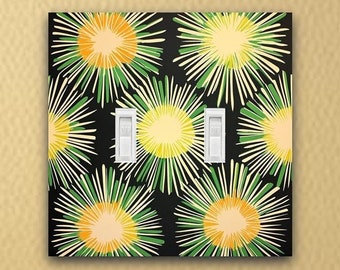 Golden Era! Custom switch plate-Art Deco-light switch plate outlet cover switch cover home decor switch plate wall plate rocker plate