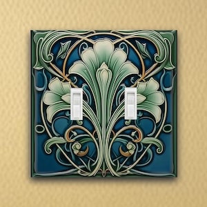 Art Nouveau Vine Vintage design Wall Switch Plate outlet cover light switch plate wall plate covers light switch cover housewarming gift