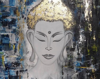 Buddha "Hope" - Abstract painting on canvas