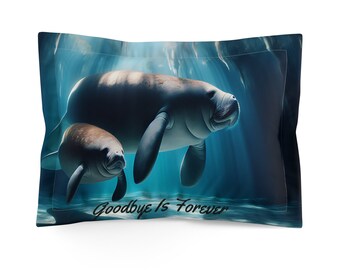 Manatee Microfiber Pillow Sham