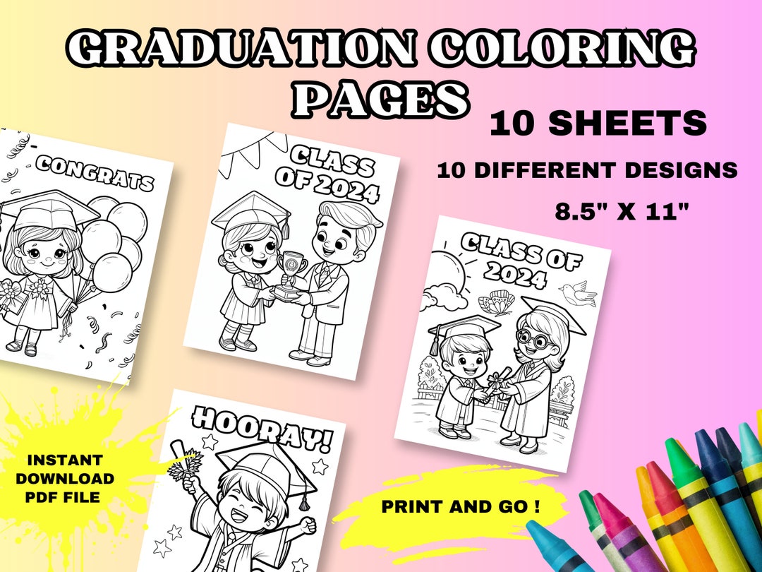 Graduation Coloring Pages, Graduation Coloring Sheets, Coloring Pages