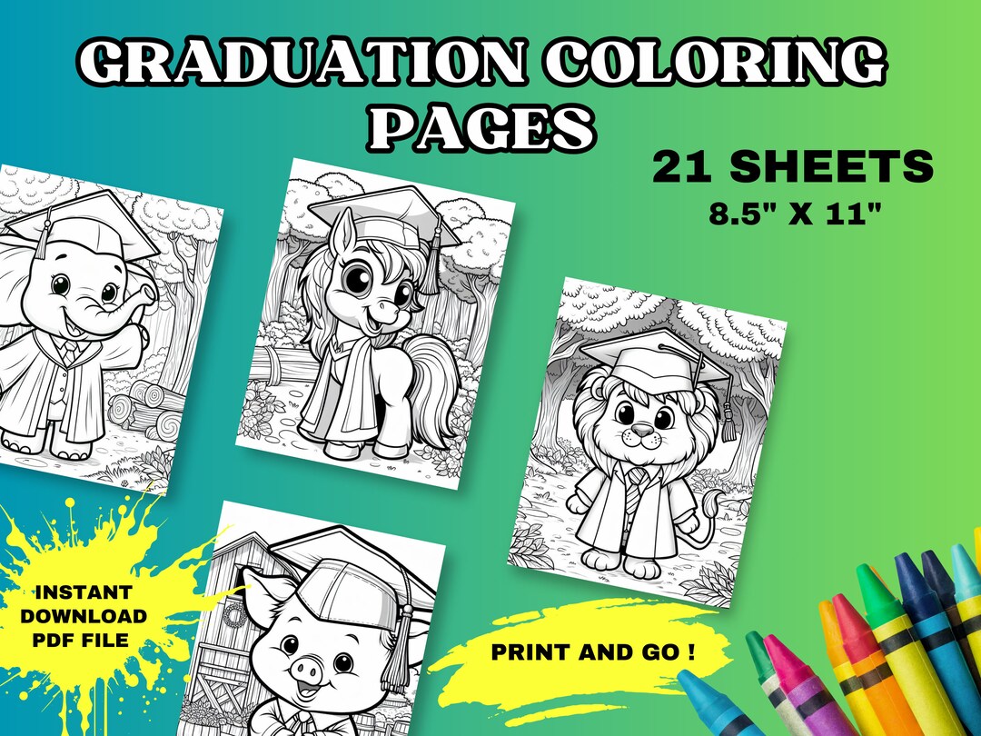Graduation Coloring Pages, Graduation Coloring Sheets, Coloring Pages