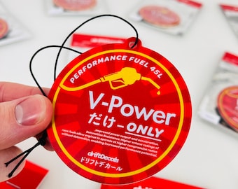 2025 V-Power Fuel Only Air Freshener – JDM Inspired | High-Performance Scent | Racing Fuel | Car Interior Essential - Forest Fresh Scent