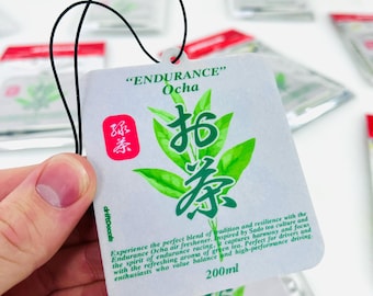 2025 JDM Endurance Ocha Green Tea Air Freshener – JDM, Sado, High-Performance Racing, Long-Lasting Scent for Car Interior - Green Tea Scent