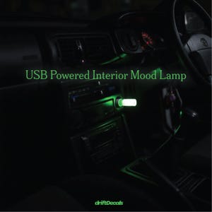 Car Interior Stimmungslampe USB Mini Licht - JDM Car Interior LED Light | Klares Glas