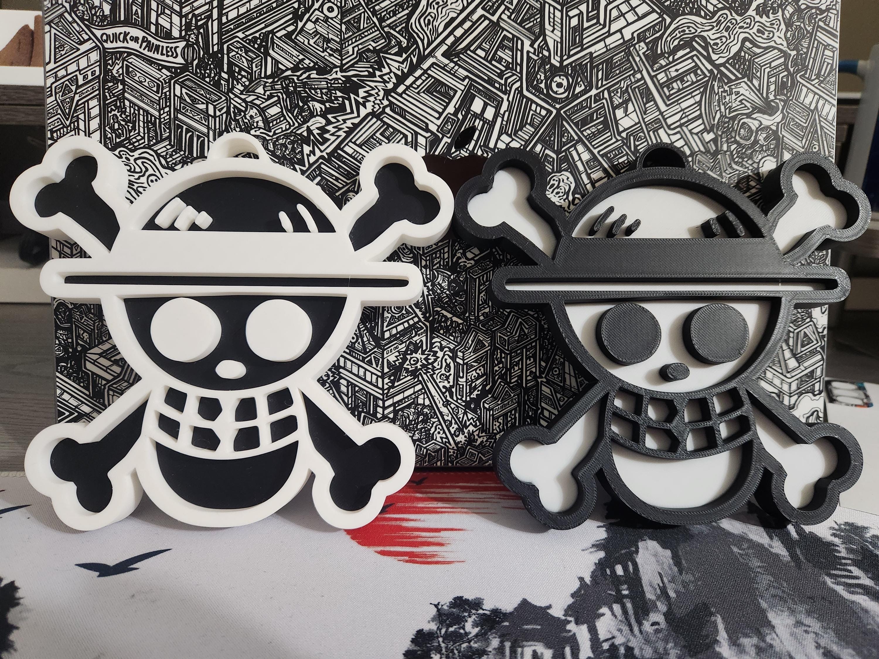 One Piece Straw Hats Jolly Roger, Wall Art