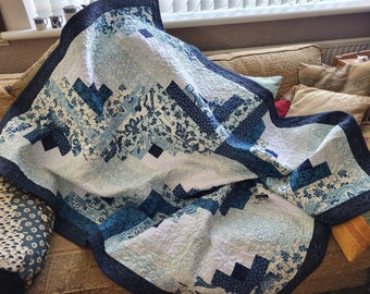 Handmade Patchwork Lap Quilt