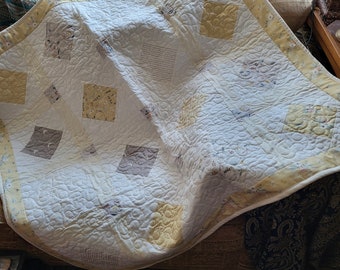 Handmade one of a kind Baby Snuggle Quilt