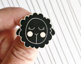 Black Sheep Enamel Pin