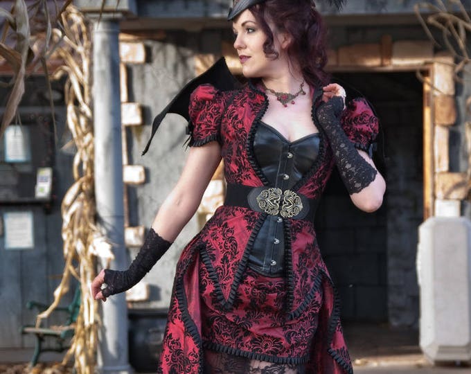 Vampire Costume Steampunk Siren Masquerade Dress Gothic - Etsy