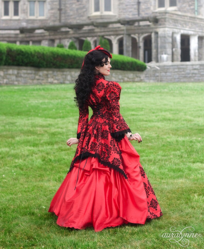 Märchen Hochzeitskleid Dame en Rouge Renaissance-Kleid | Etsy