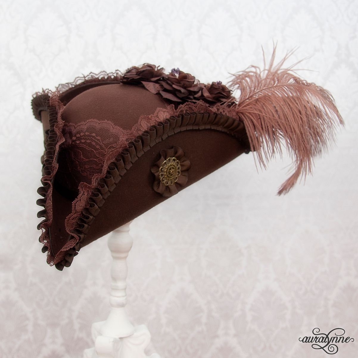 Sombrero pirata de fantasía para mujer / Belladona / Sombrero de disfraz de  pirata steampunk -  México