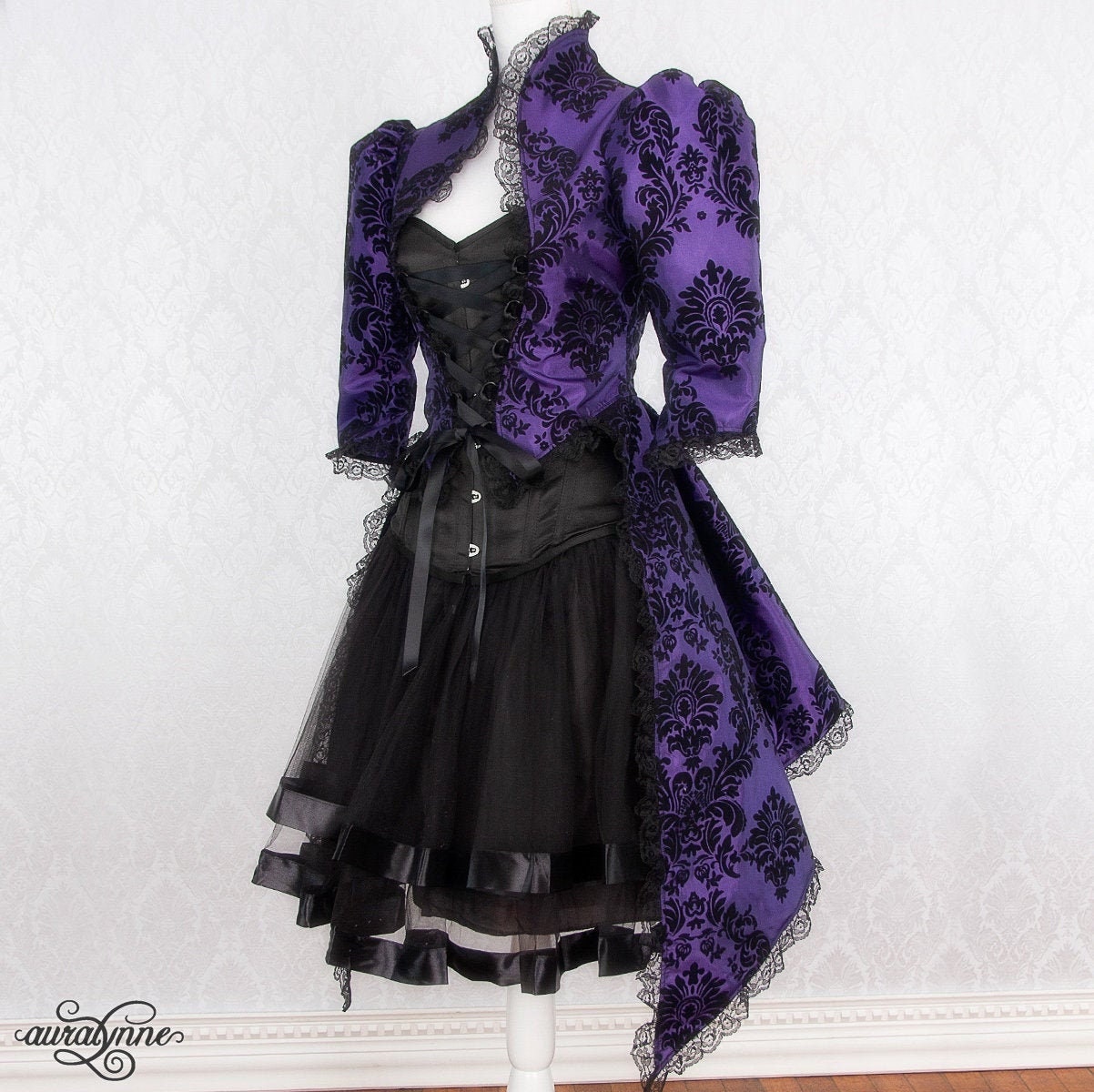 Victorian Gothic Witch Costume Sexy Adult Fantasy Cosplay Etsy