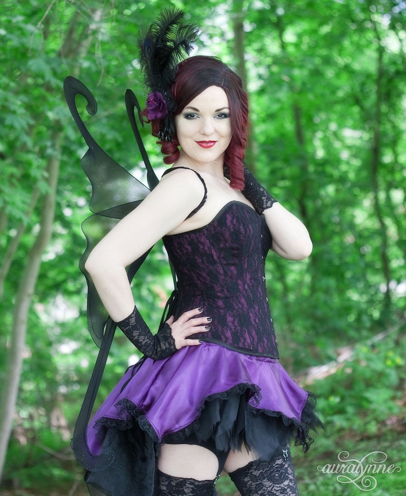 Dark Fairy Costume Devious Gothic Fairy Burlesque Costume | Etsy