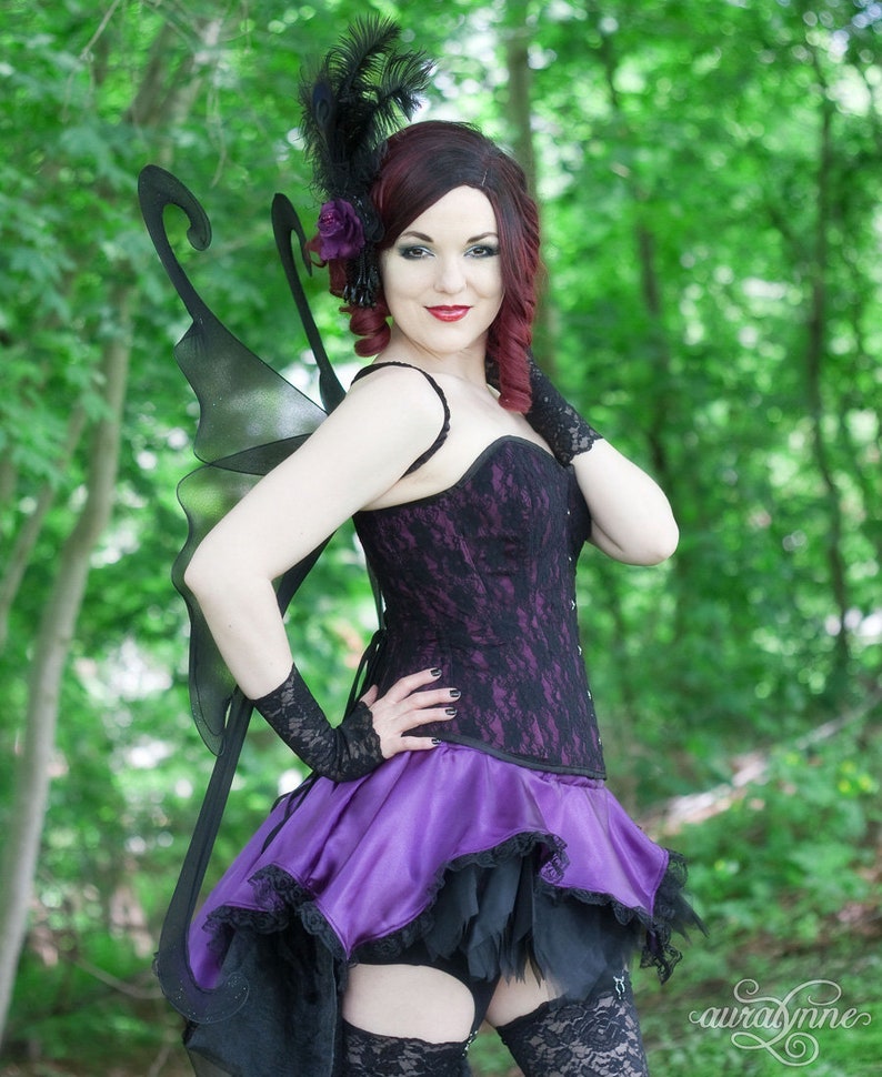Dark Fairy Costume Devious Gothic Fairy Burlesque Costume Etsy