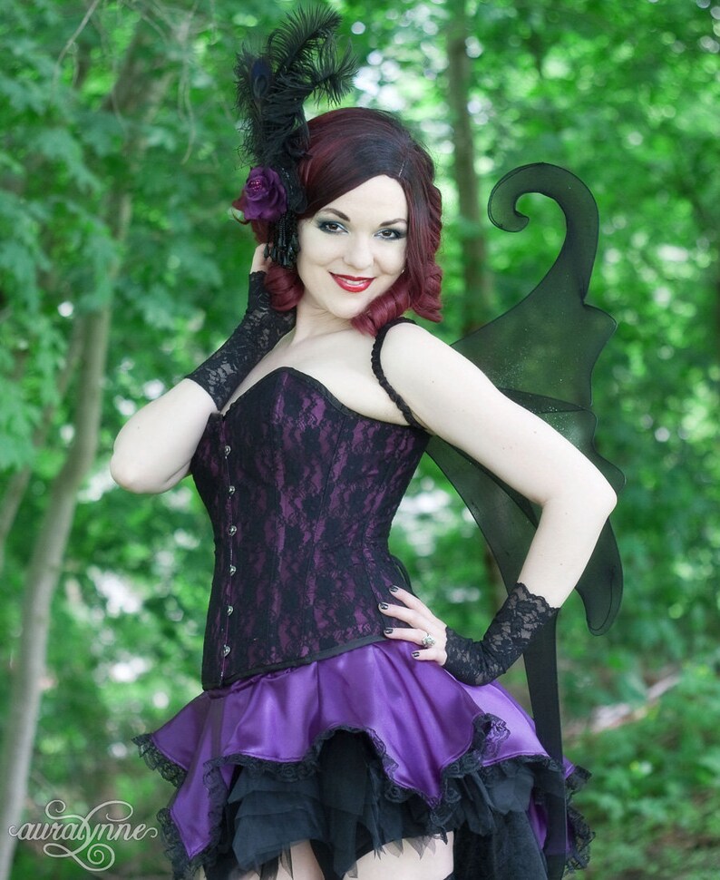 Dark Fairy Costume Devious Gothic Fairy Burlesque Costume Etsy