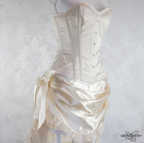 Ivory Steampunk Wedding Dress Vintage Romance Sexy Bridal Etsy