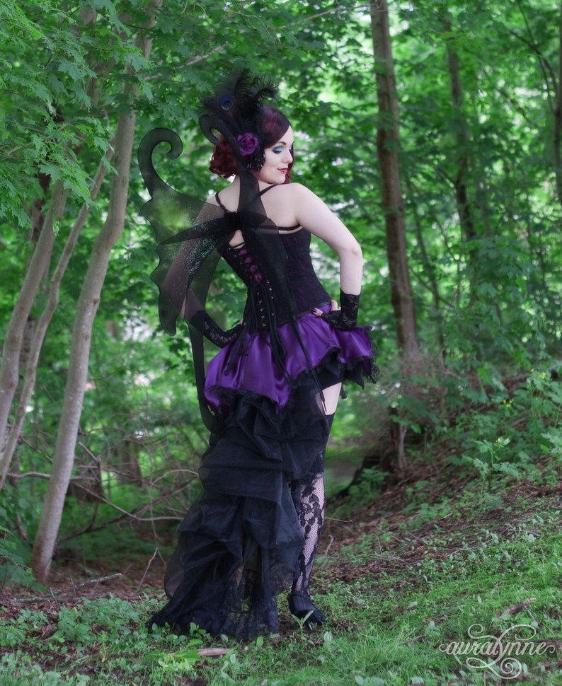 Dark Fairy Costume Devious Gothic Fairy Burlesque Costume Etsy