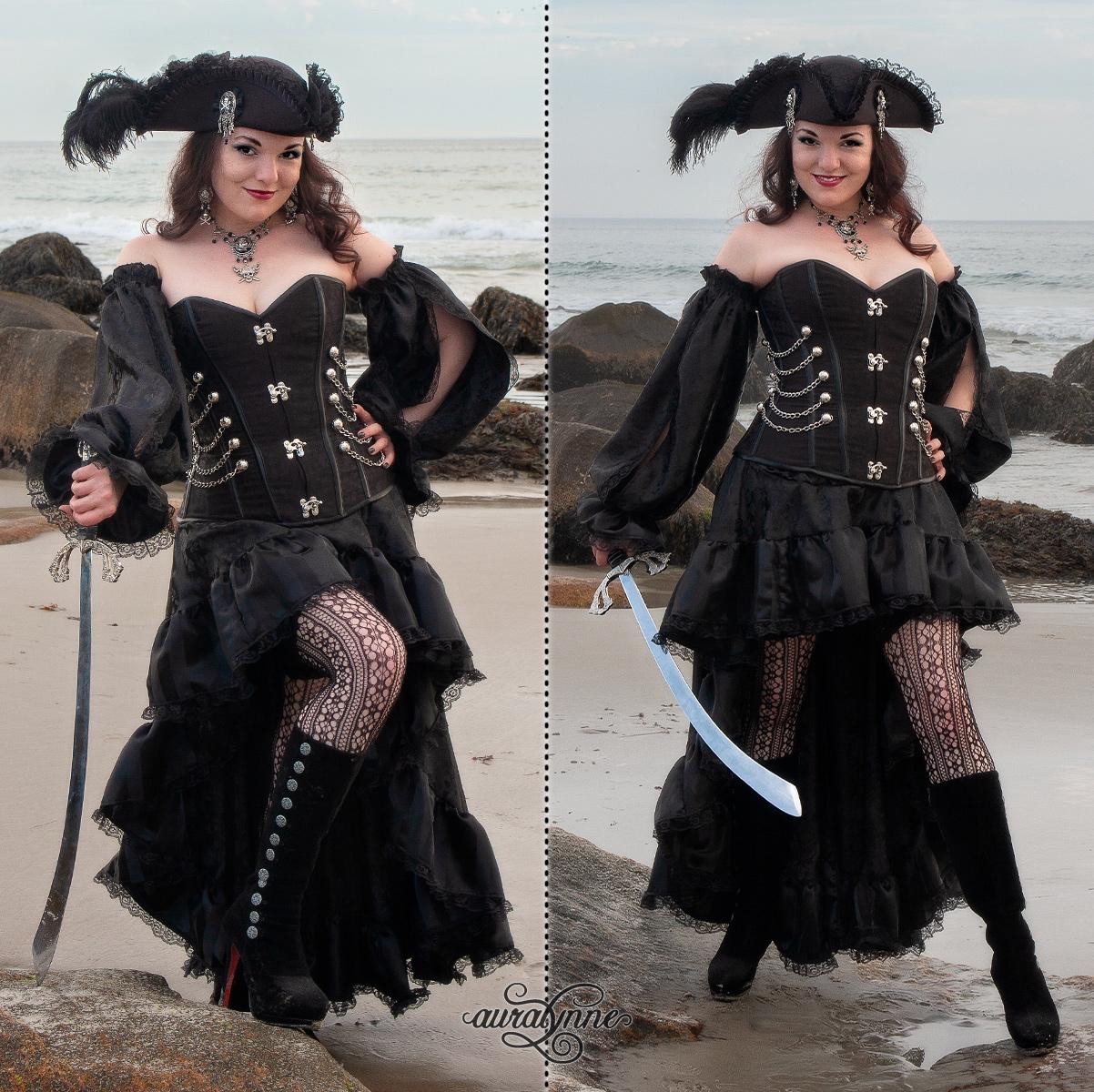 Steampunk Skirt Women FEOYA Women Steampunk Ruffle Skirt Layered