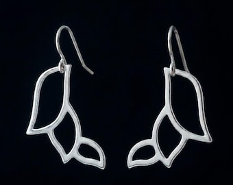 Botanic Garden - solid 925 sterling silver earrings