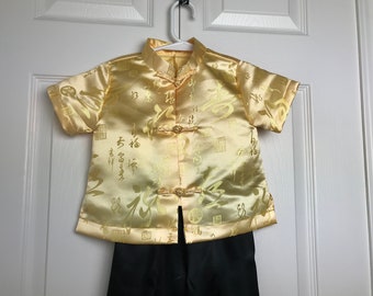 Boy's Chinese Shirt and Pants