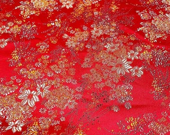 Brocade Jacquard Star Pattern Clothing Fabric ( Ssle be Half Yard_