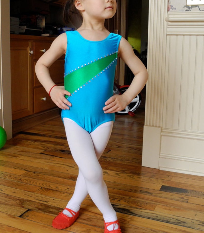 Yellow and Pink Gymnastics Leotard Etsy