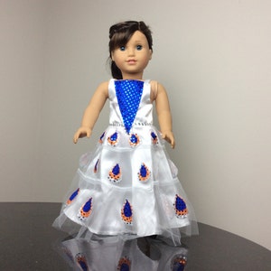 18&quot;Doll Peacock Princess Dress