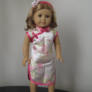 18&quot; doll. Fits American Girl, Our Generation, and other 18-inch soft-bodied dolls.