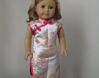 Doll Chinese Dress  Fits American Girl, Our Generation, and other 18-inch soft-bodied dolls.