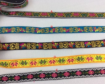Asian ethnic embroidery lace