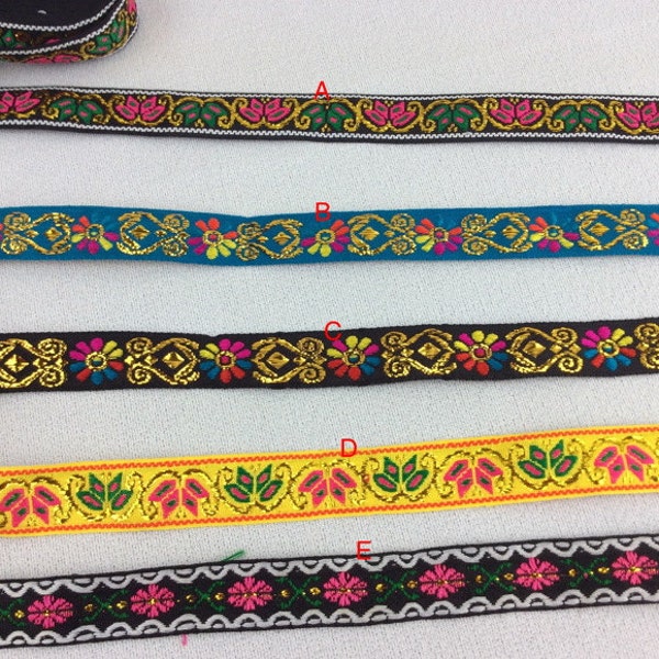 Asian ethnic embroidery lace