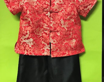 Boy's Chinese Shirt and Pants